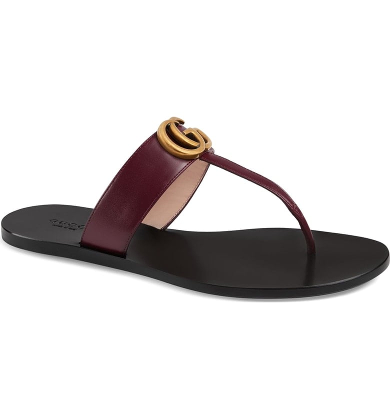 Gucci Marmont T-Strap Sandals