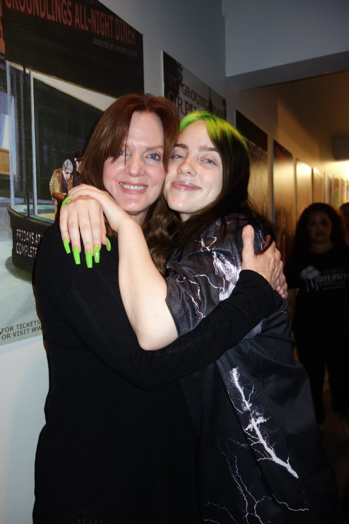 Billie Eilish With Her Mom Maggie Baird at Groundlings Show