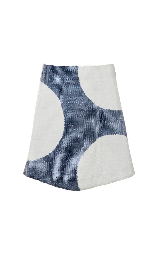 Suno Sequined Mini Skirt Sequin Polka Dots