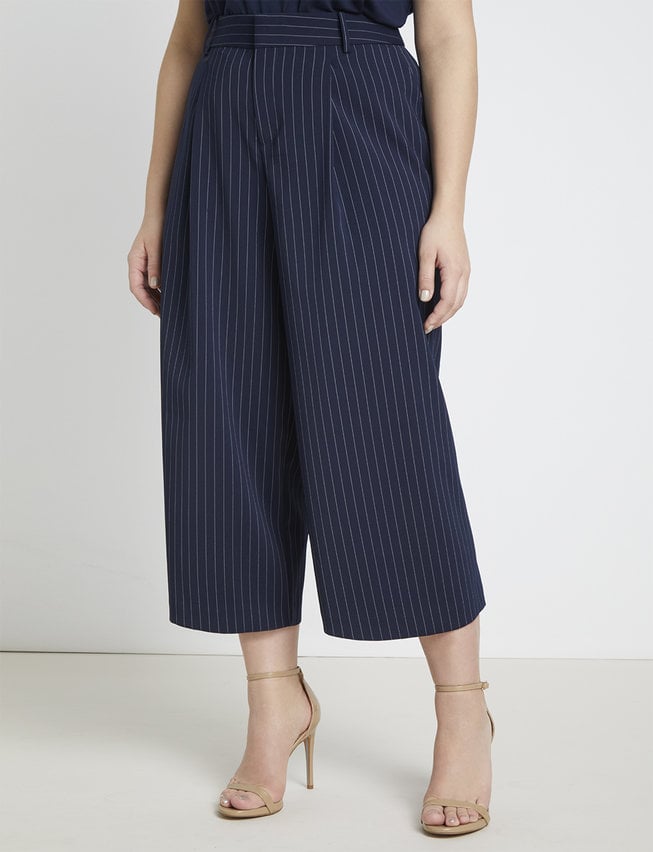 Jason Wu x Eloquii Pinstripe Culotte Trouser