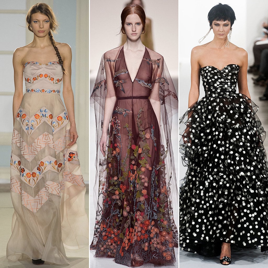 Prettiest Dresses and Gowns from Fashion Week 2014 POPSUGAR Fashion