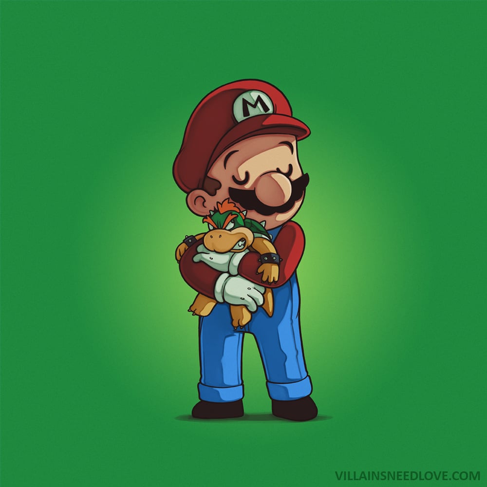 Mario and Bowser