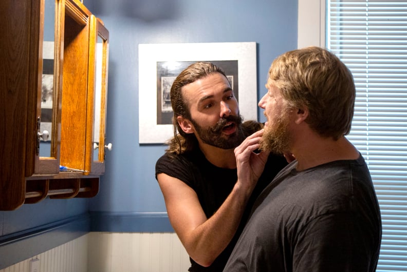 QUEER EYE, from left: Jonathan Van Ness, Rob Elrod, (Season 3, ep. 306, airs March 15, 2019). photo: Christopher Smith / Netflix / Courtesy: Everett Collection