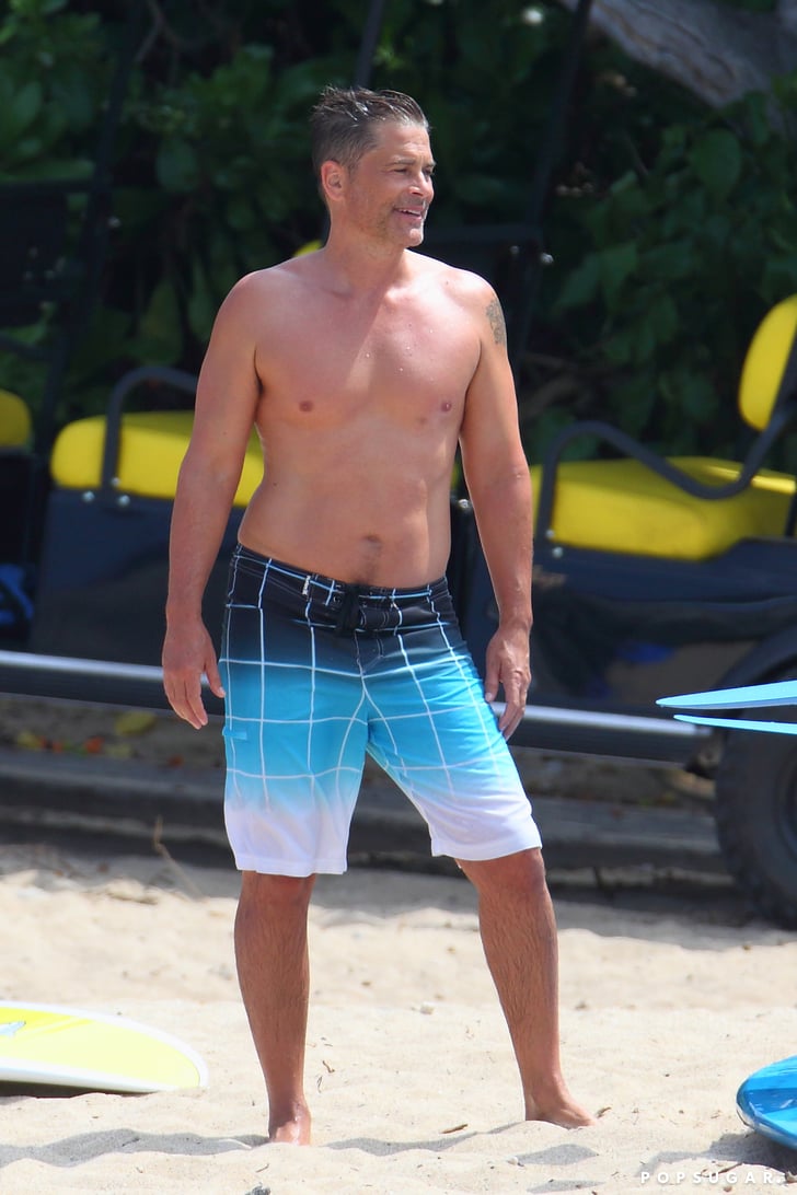 Rob Lowe Shirtless in Hawaii July 2017 | POPSUGAR Celebrity Photo 3