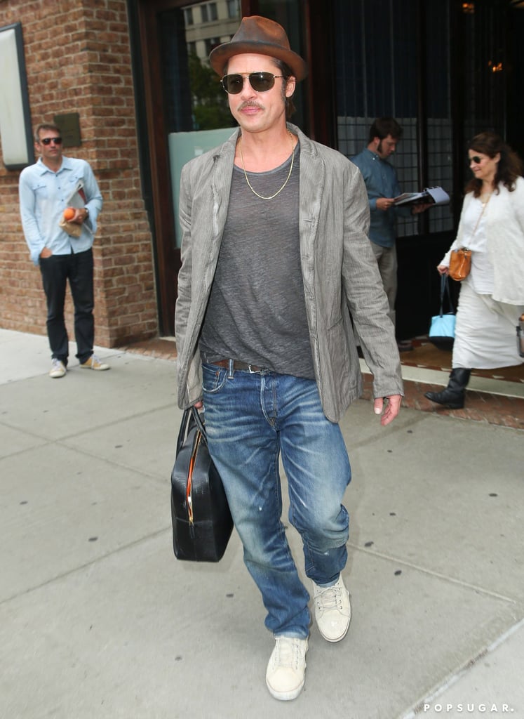 Brad Pitt stepped out in NYC on Wednesday.