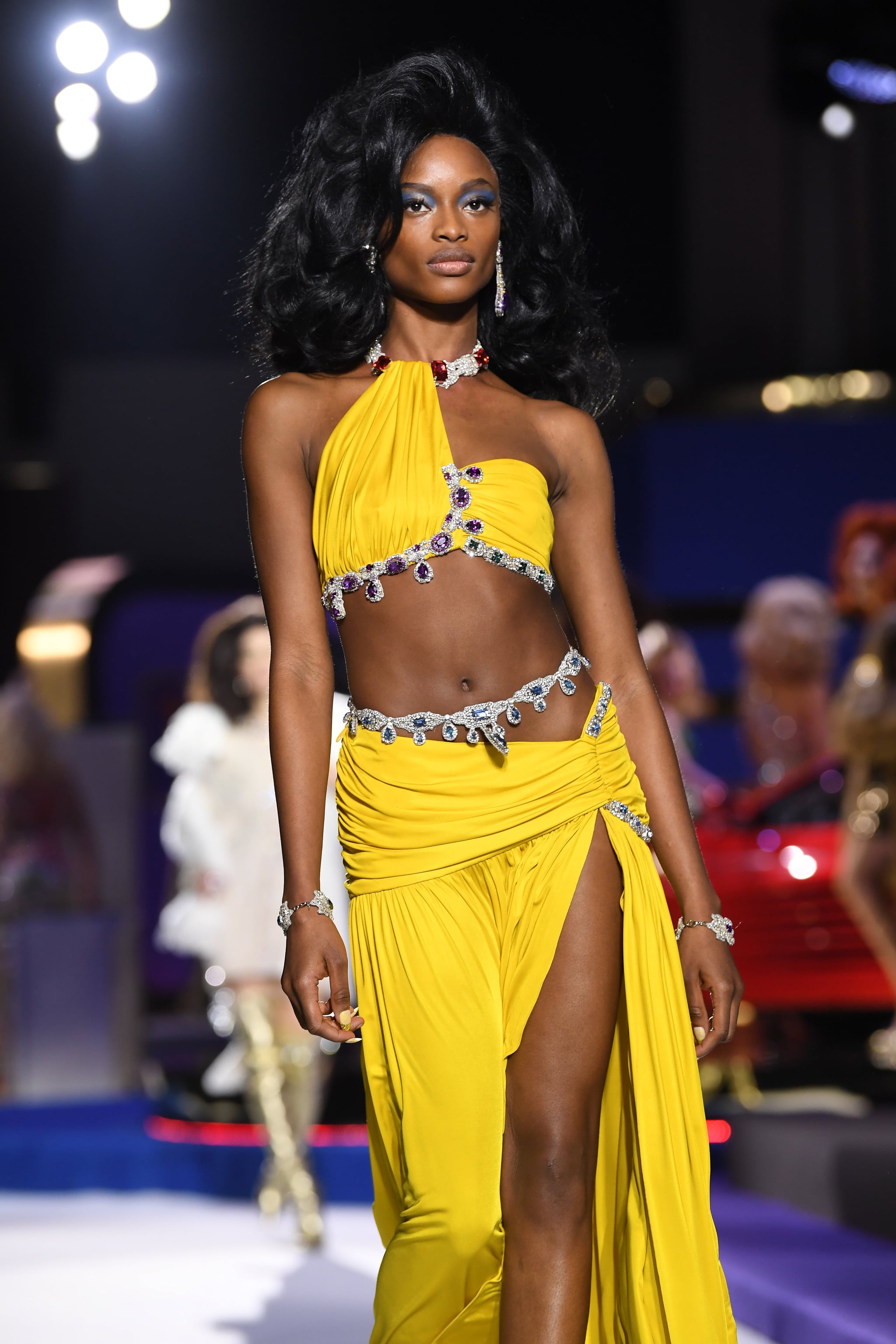 Moschino Price Is Right Runway Fall 2019 Milan Fashion Week POPSUGAR Fashion UK