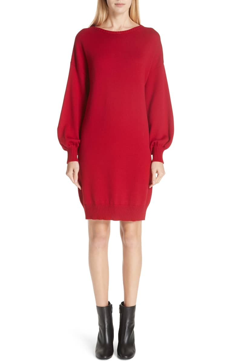 Fuzzi Wool Sweater Dress