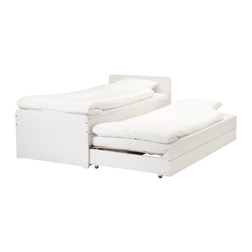 Bed Frame With Pull-Out Bed