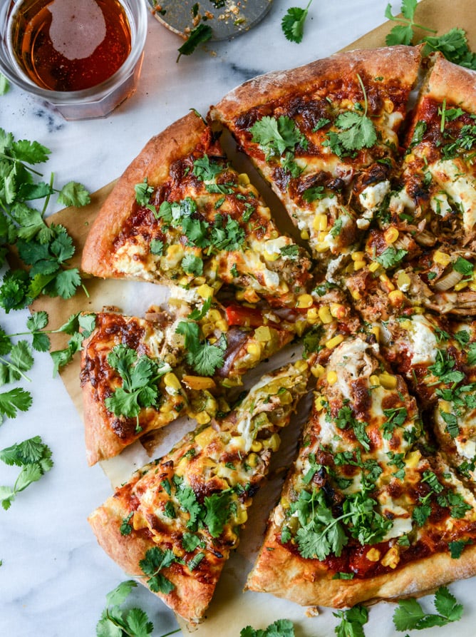 Honey Chipotle Chicken Pizza With Goat Cheese