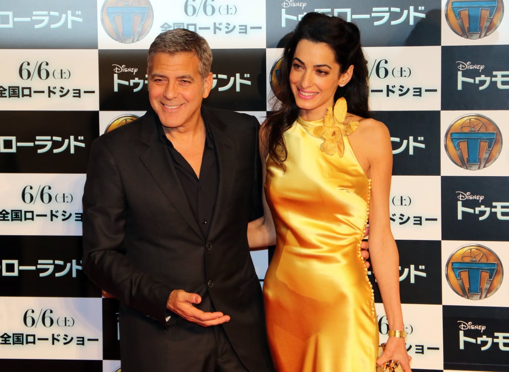 Amal and George Clooney at Tomorrowland Premiere in Tokyo