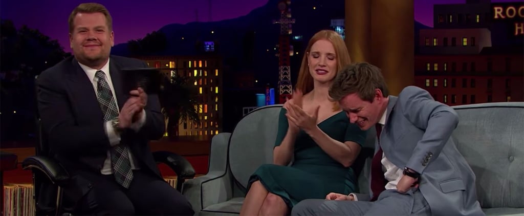 James Corden Shows Video of Eddie Redmayne Singing Nov. 2016
