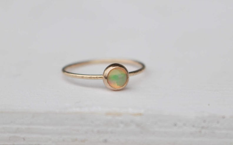 Ana Kroll Jewerly Stackable Welo Opal Ring