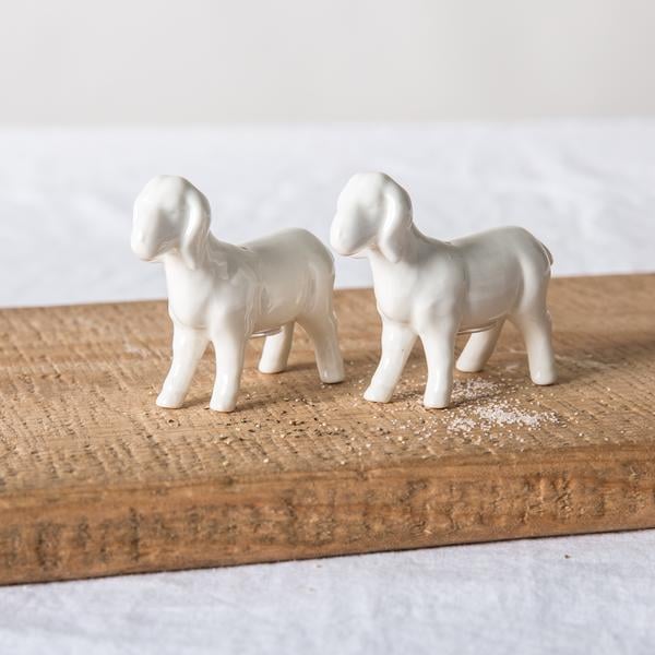 Goat Salt & Pepper Shakers