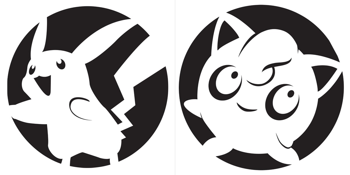 Pokemon - Fighting Type Symbol Stencil