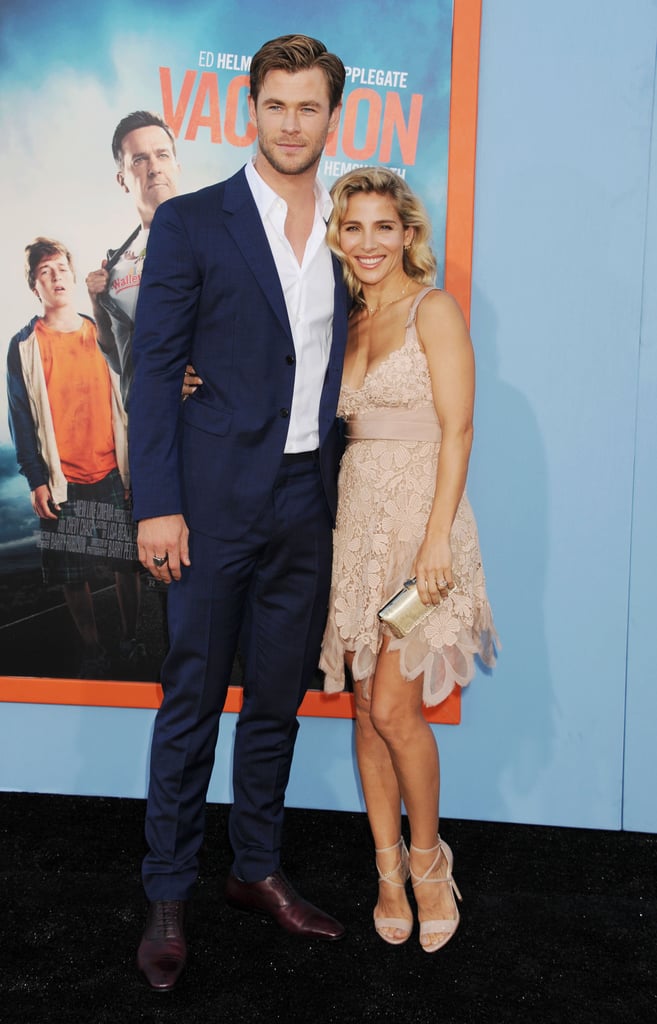 Chris Hemsworth and Elsa Pataky at Vacation Premiere Photos
