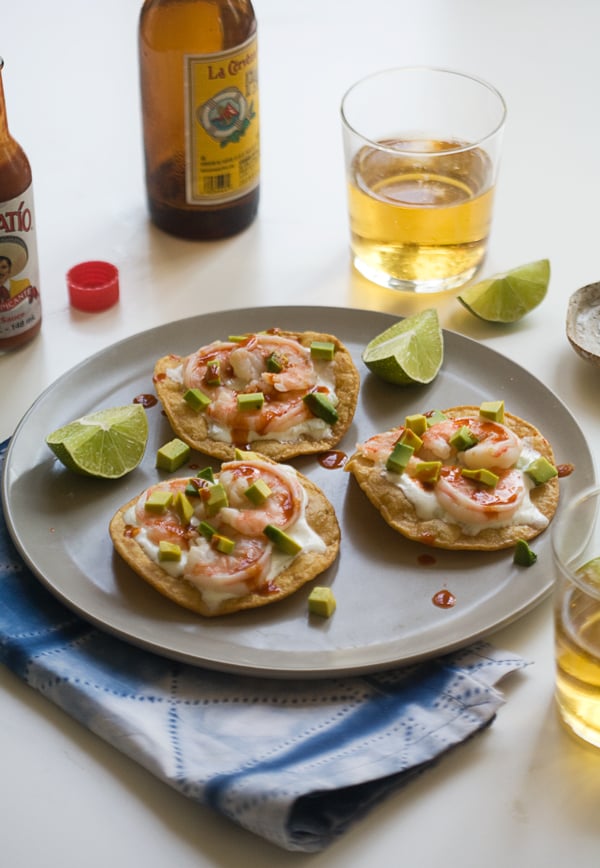 Shrimp Tostadas