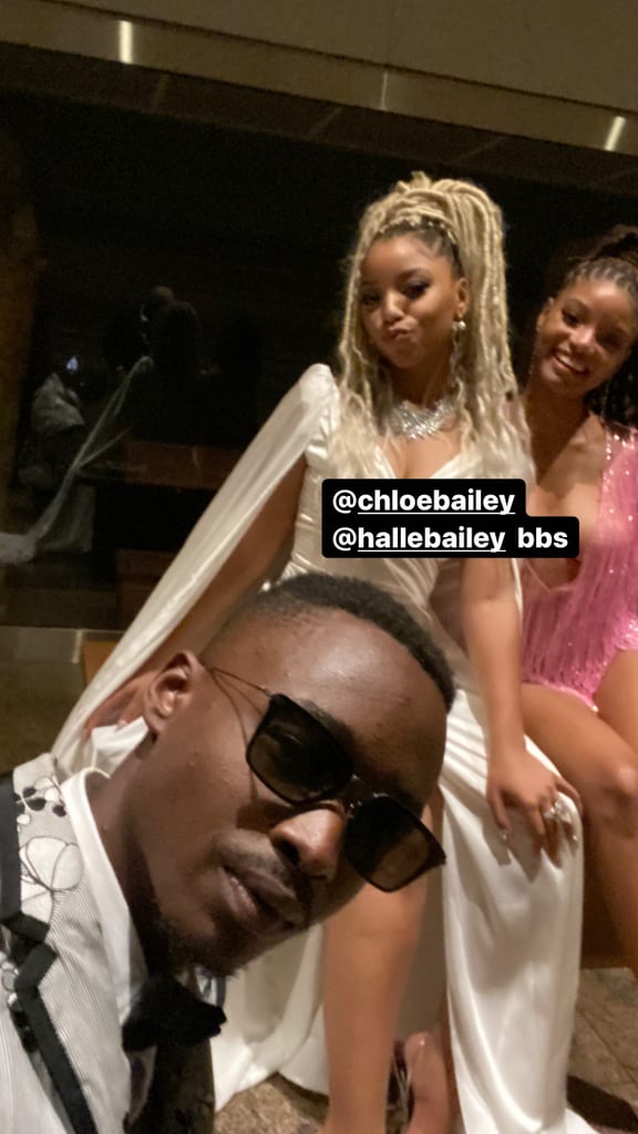 Pictured: Ashton Durrand Sanders and Chloe and Halle Bailey
