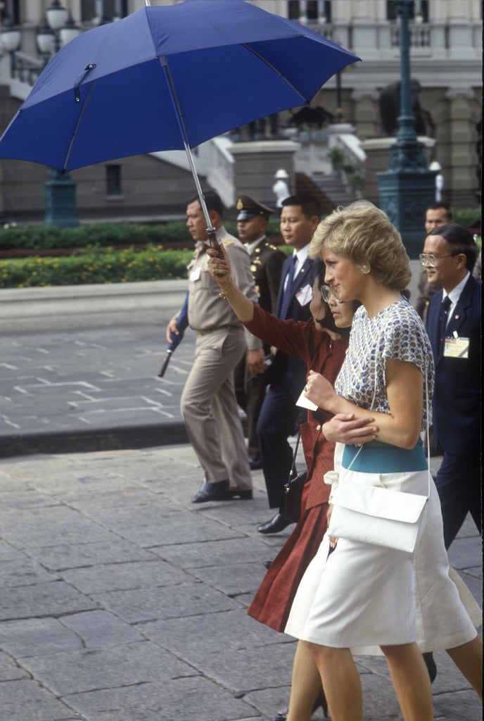 Princess Diana's White Shoulder Bag