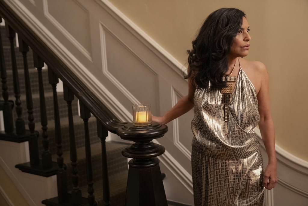 Seema Patel's Metallic Dress in "And Just Like That" Season 2, Episode 11