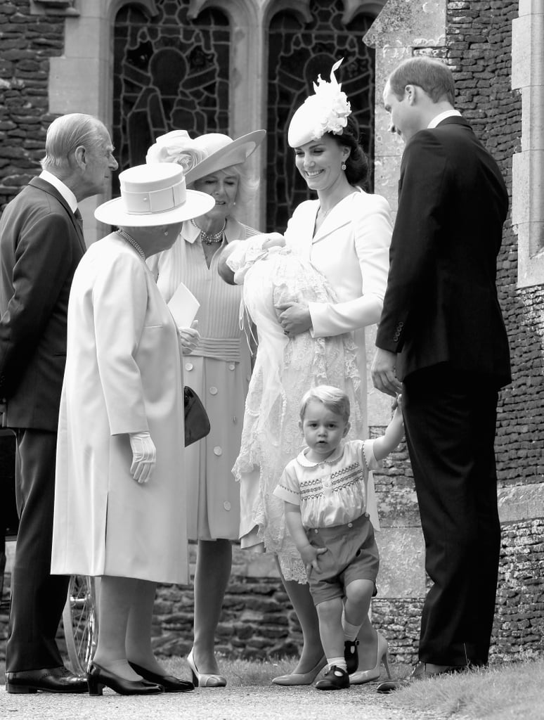 British Royal Family Black and White Photos