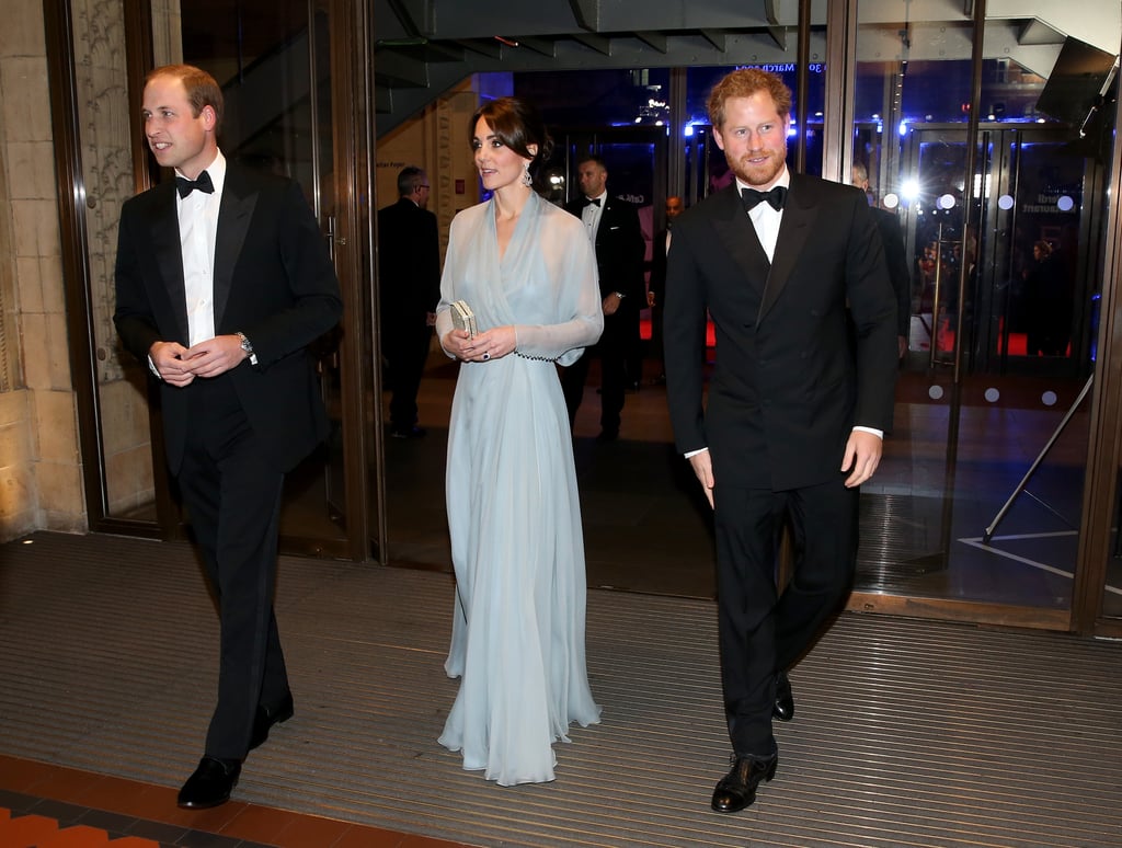 When she had these two as her handsome dates.
