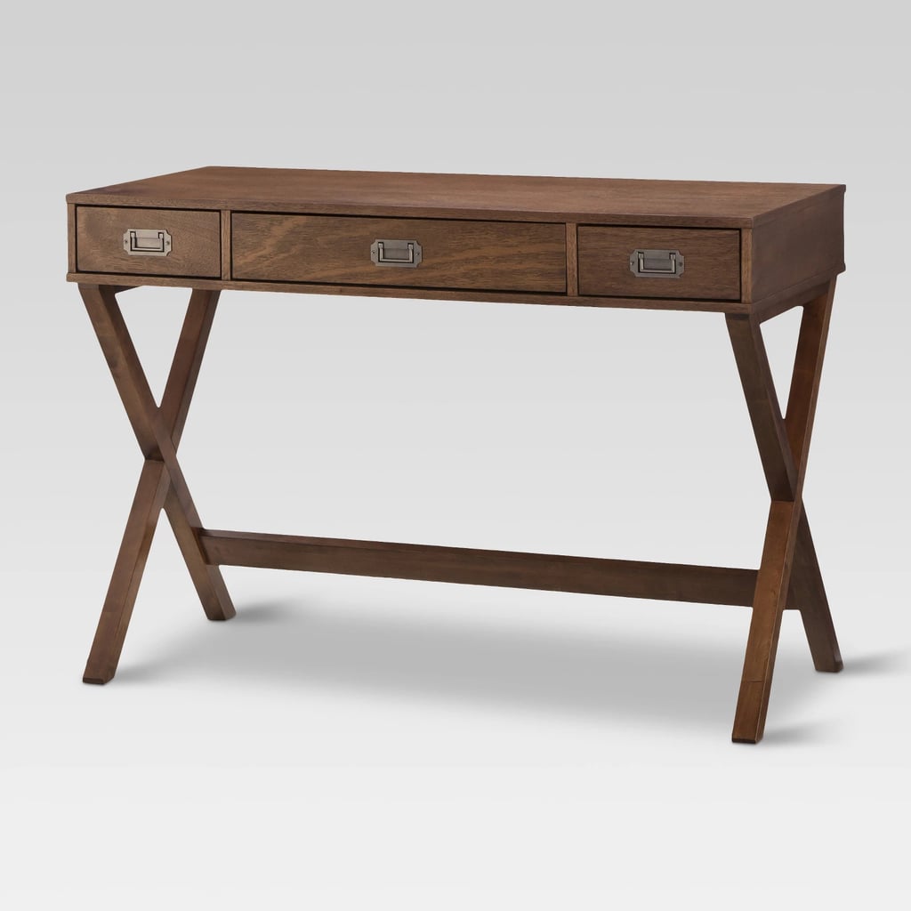 Threshold Campaign Wood Writing Desk With Drawers