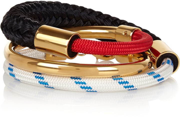 Marni Gold-Plated and Rope Wrap Bracelet ($280, originally $400)