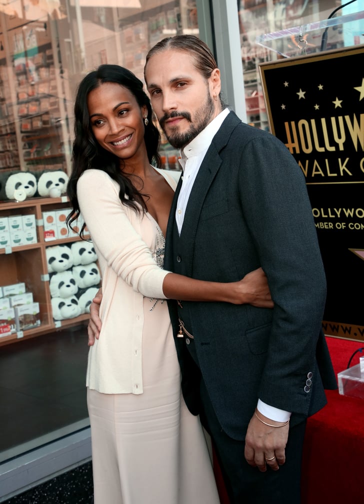 Zoe Saldana and Sons at Hollywood Walk of Fame Ceremony 2018 | POPSUGAR