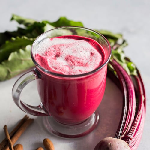 Pink Beet Latte Recipe POPSUGAR Fitness