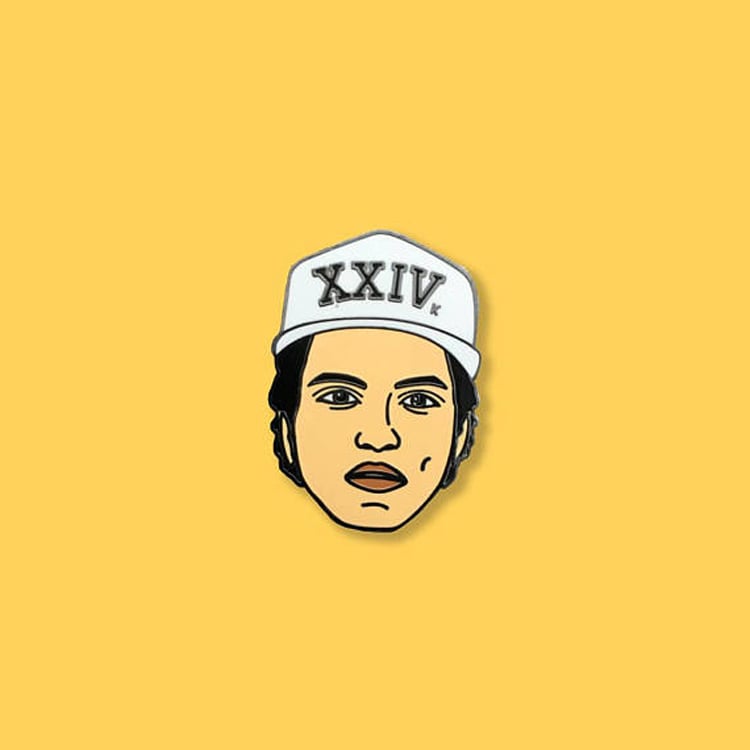 Bruno Mars Pin | The Greatest Gifts For the Bruno Mars Fan in Your Life |  POPSUGAR Celebrity Photo 11