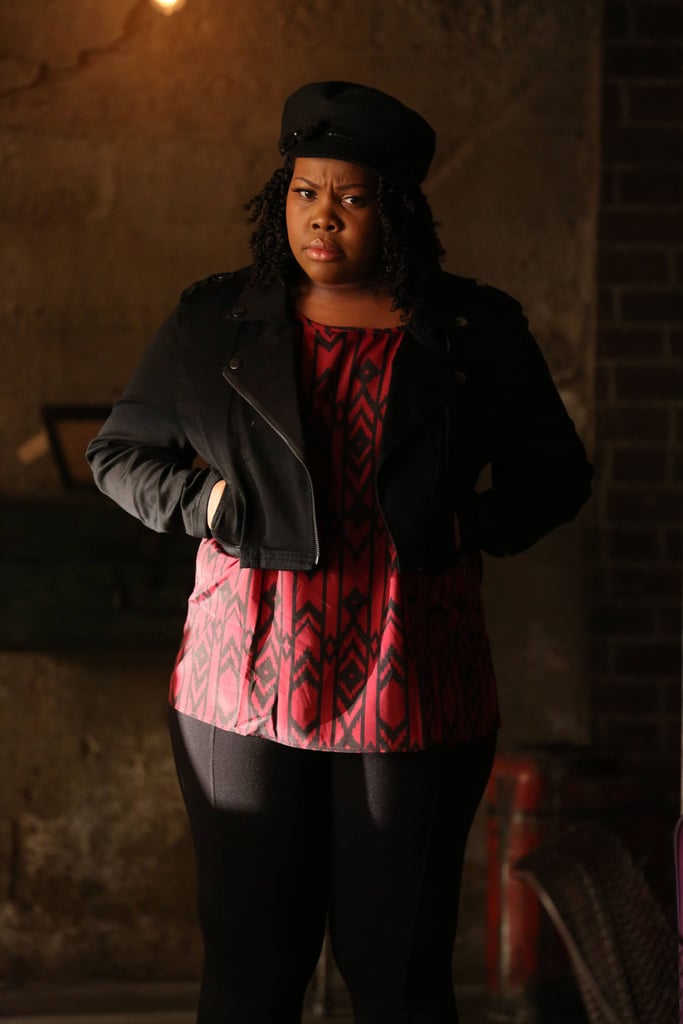Mercedes's (Amber Riley) career is about to take off on Glee.