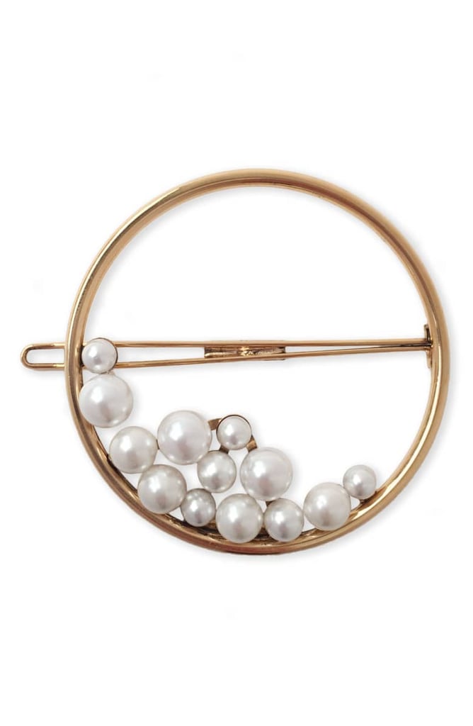 Lelet NY Ocean Pearl Ring Barrette
