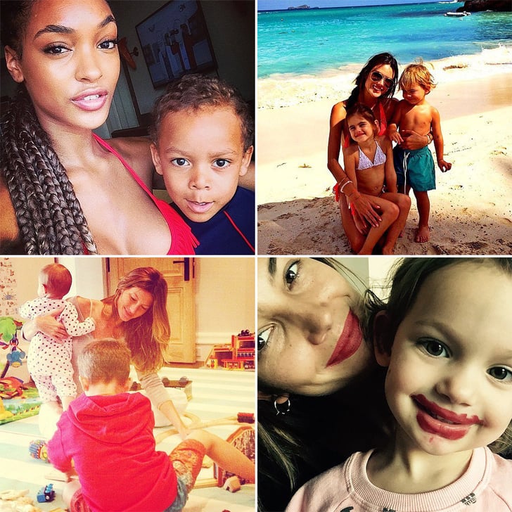Models With Kids On Instagram Popsugar Celebrity