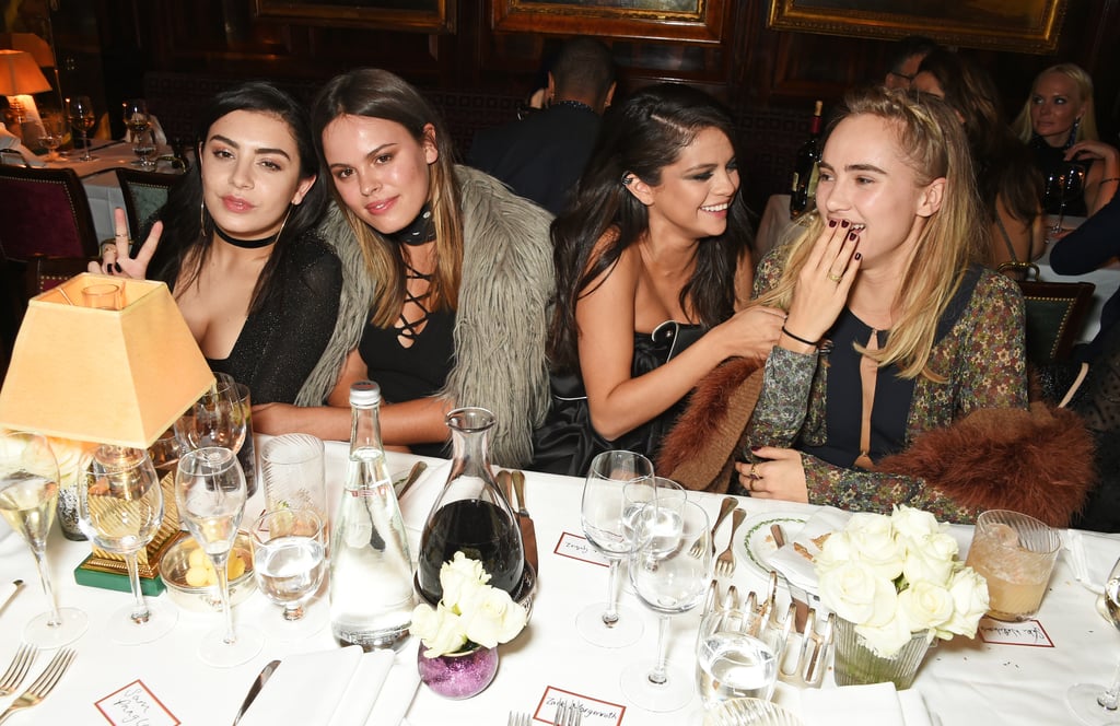 Pictured: Selena Gomez, Suki Waterhouse, Atlanta de Cadenet Taylor, and Charli XCX