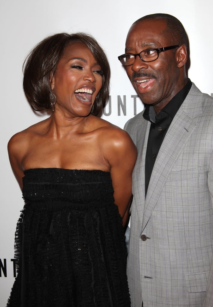 Courtney made Angela laugh as they attended an afterparty for The Mountaintop in NYC in October 2011.