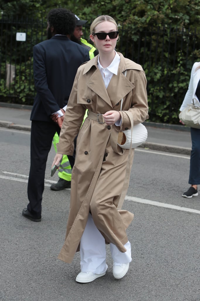 Elle Fanning at Wimbledon 2023
