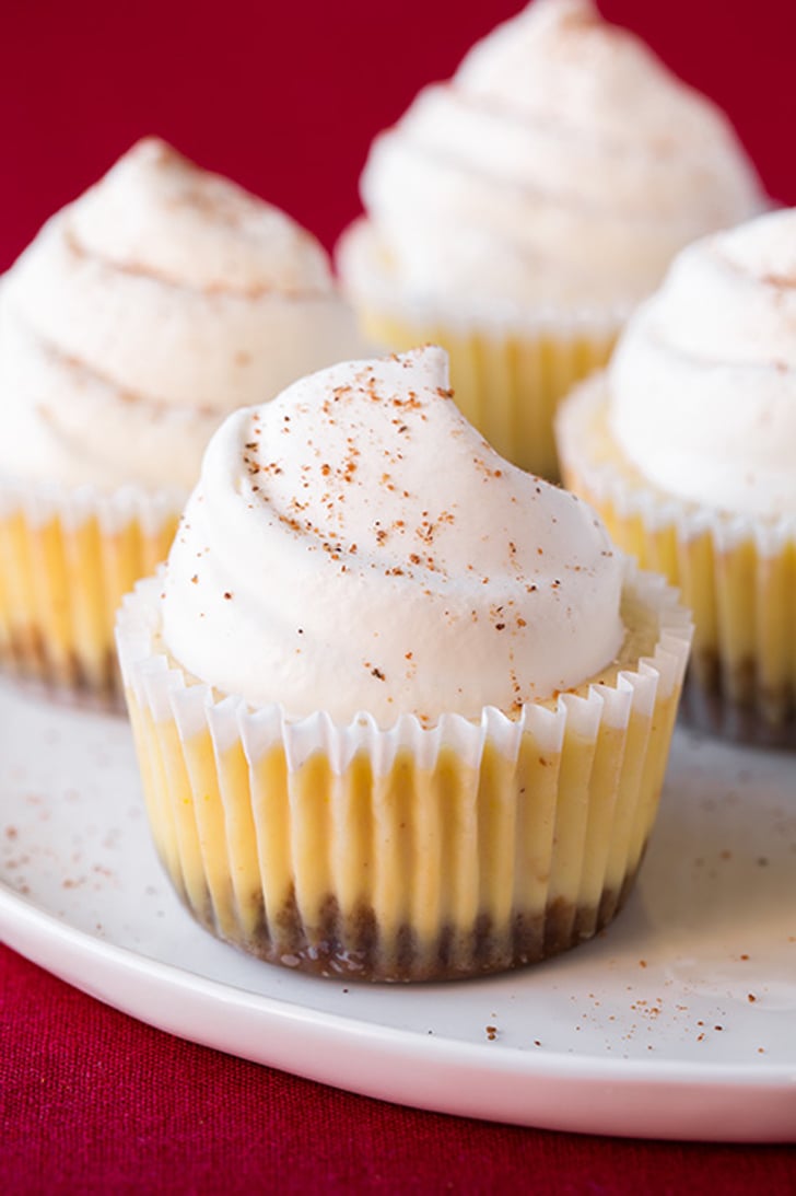 Eggnog Cheesecake Cupcakes