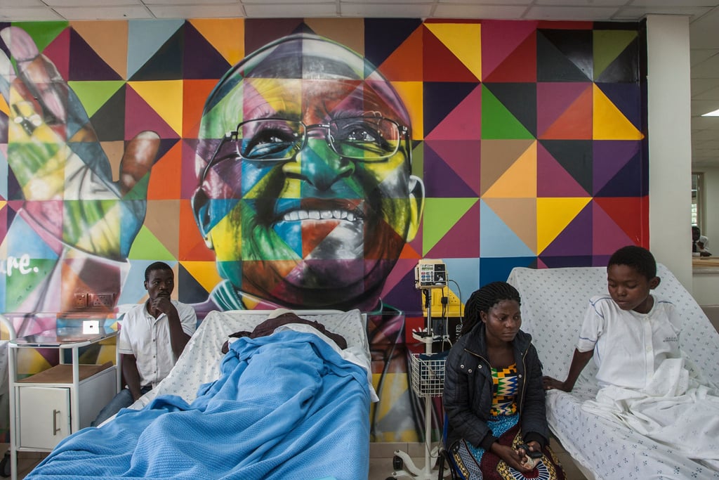 Madonna With Her Kids Opening Hospital in Malawi July 2017