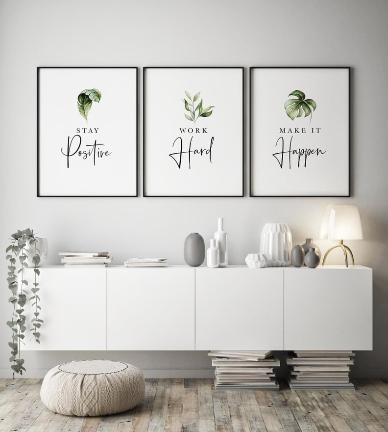 Set of 3 Motivational Wall Art