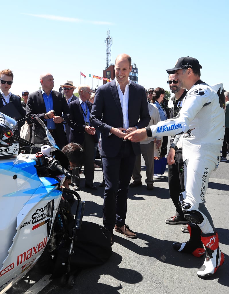 Prince William at the Isle of Man TT June 2018 Pictures