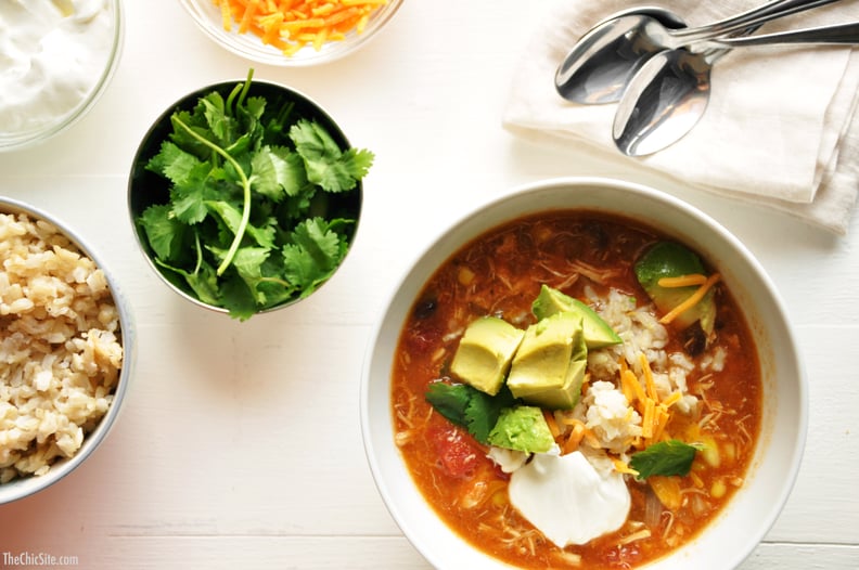 Green Chicken Enchilada Soup