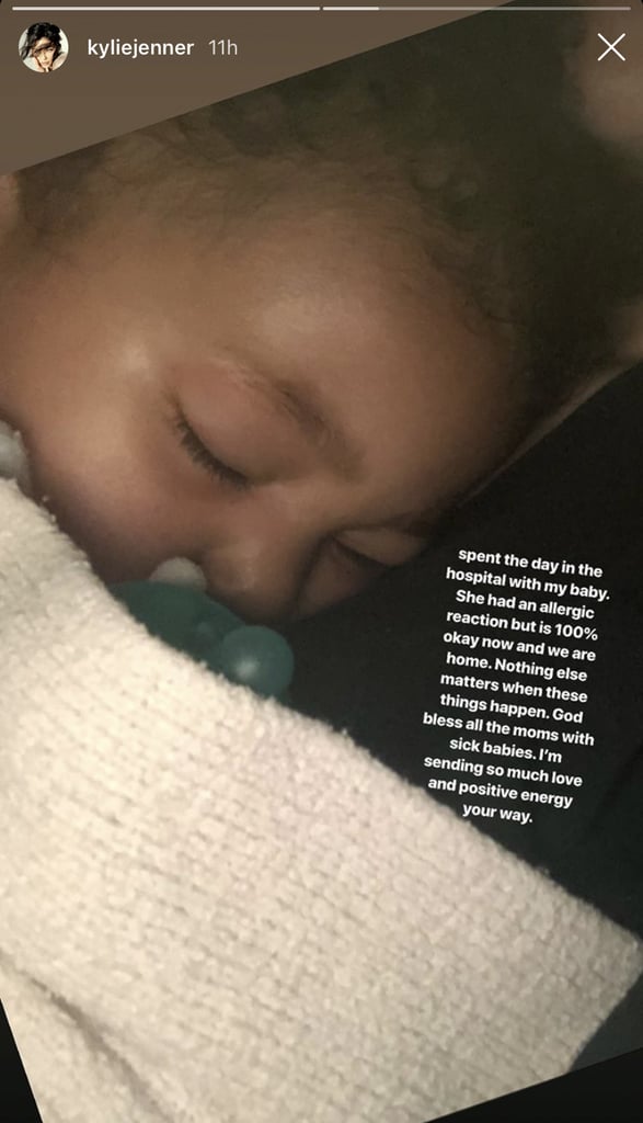 Kylie Jenner's Daughter Hospitalized For Allergic Reaction