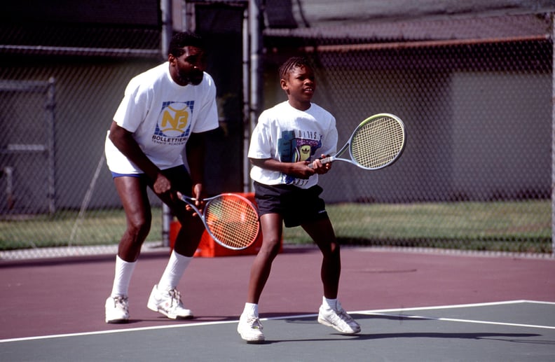 Richard Williams Coaching Serena in 1991