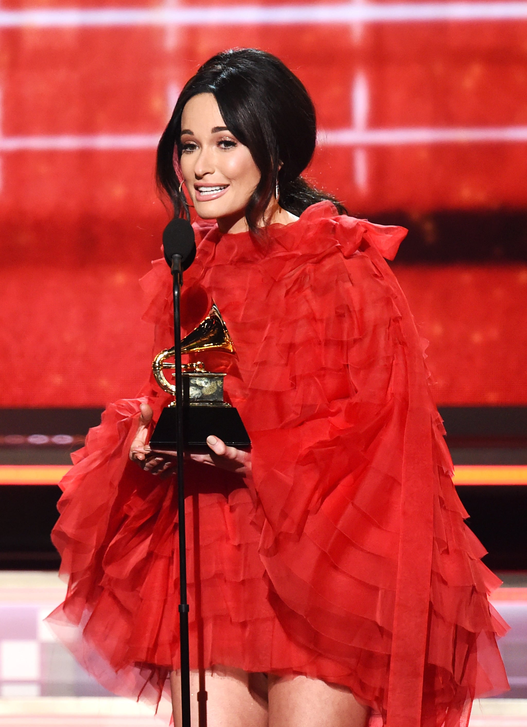 kacey musgraves red dress
