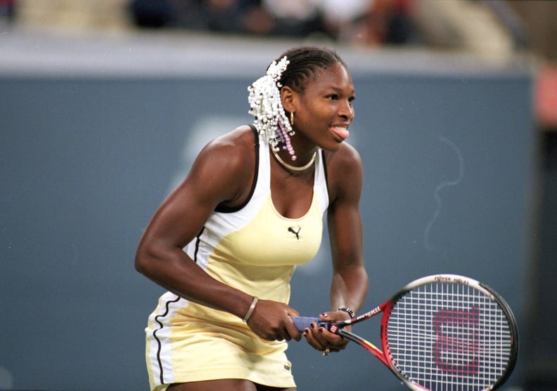 Serena Williams Competing at the US Open in 1999