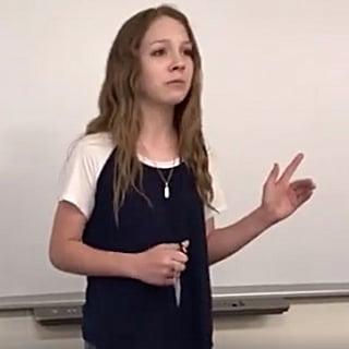 This 7th Grader's Description of Being a Girl Is Chilling