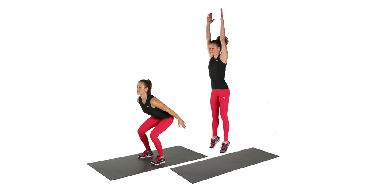 Warmup Jump Squats FullBody Workout For Partners POPSUGAR Fitness