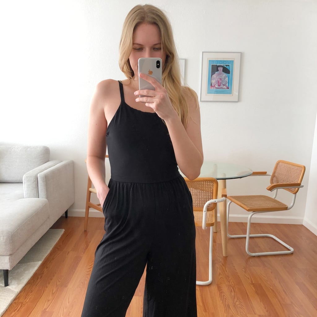 square neck cami jumpsuit