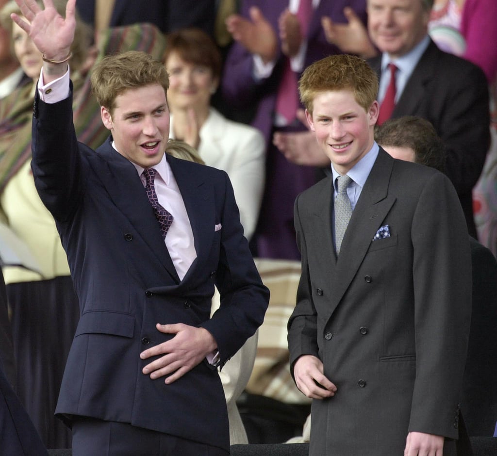 The brothers sat in the Royal Box together for the June 2002 concert to commemorate Queen Elizabeth II's Golden Jubilee. The brothers sat in the Royal Box together for the June 2002 concert to commemorate Queen Elizabeth II's Golden Jubilee.