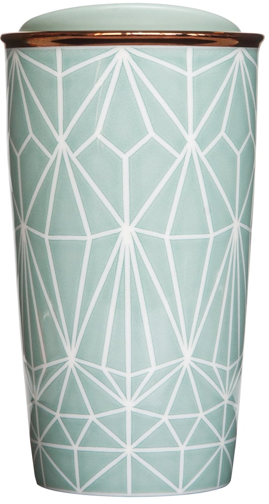 Double Wall Sage Holiday Linework Geo Tumbler ($23)